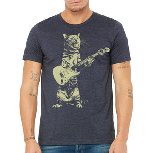 Cat Playing Guitar Shirt